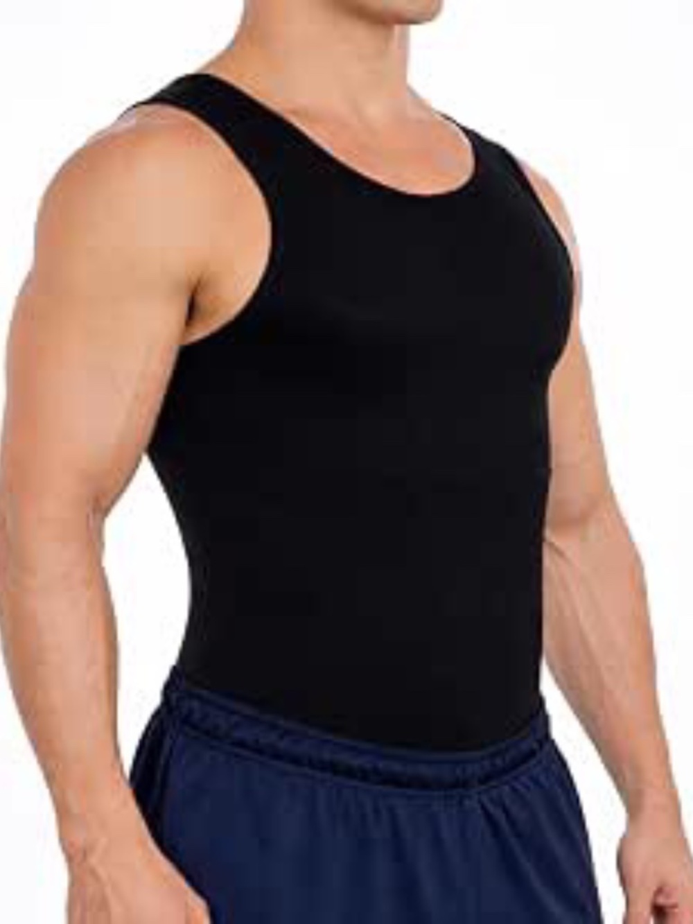 NWT Esteem Apparel Men’s Compression slimming Shapewear Undershirt Size Medium